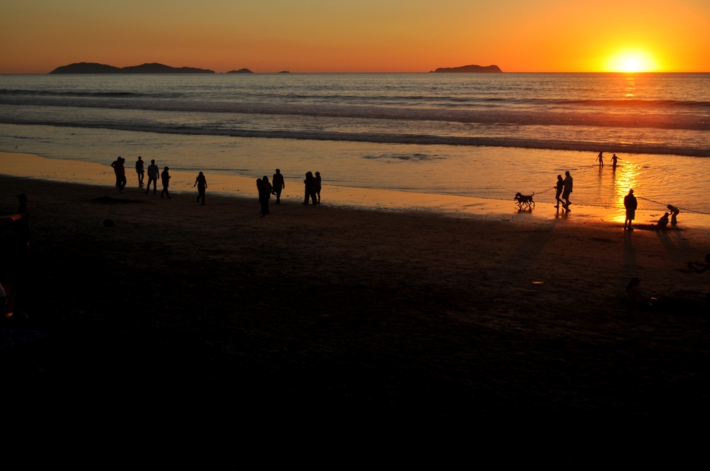 Amazing sunset in Playas de Tijuana