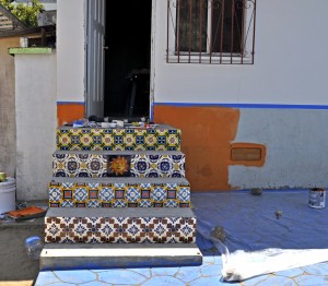 Use of traditional Talavera tile dates back to the 16th century in Mexico